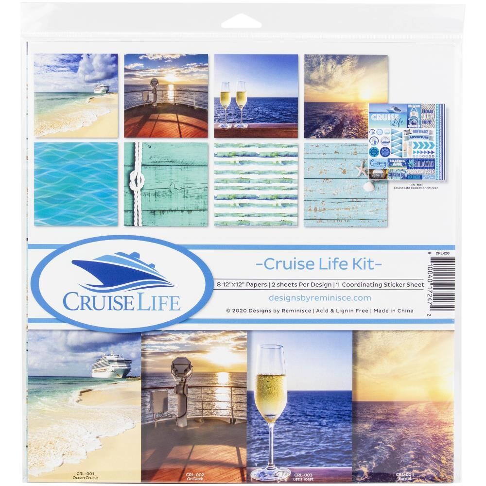 N Reminisce Collection Kit 12&quot; X12&quot; Cruise Life