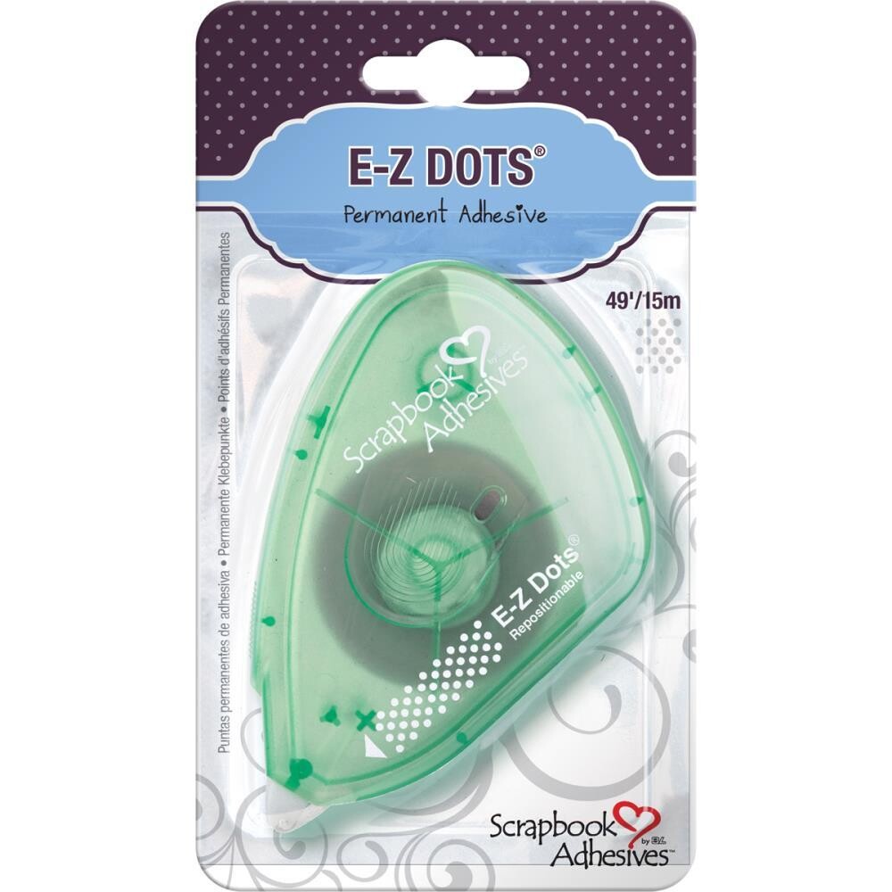 GB Scrapbook Adhesives E-Z Dots Dispenser Repositionable .375&quot; X49&#39;