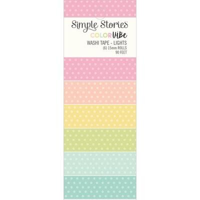 N Simple Stories Color Vibe Washi Tape Lights