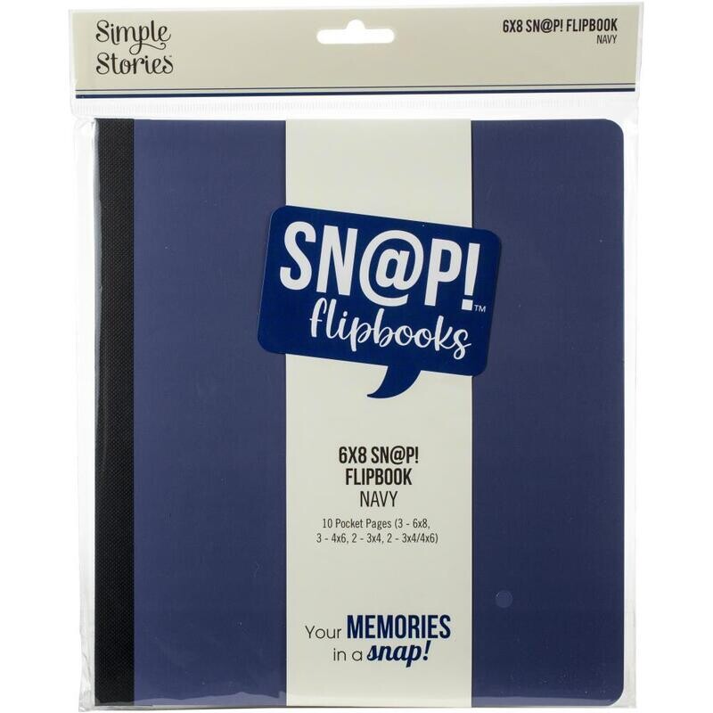 N Simple Stories Sn@p! Flipbook Navy