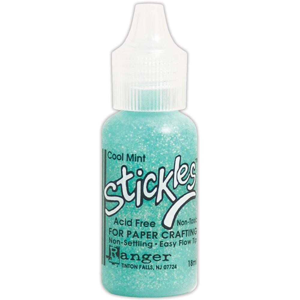 GB Stickles Glitter Glue 0.5oz Cool Mint