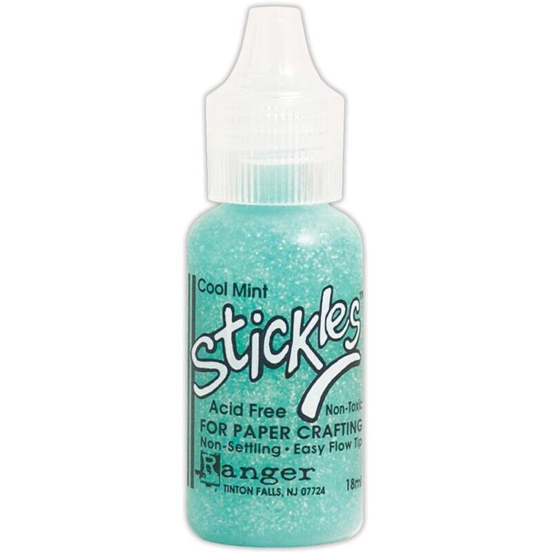 GB Stickles Glitter Glue 0.5oz Cool Mint