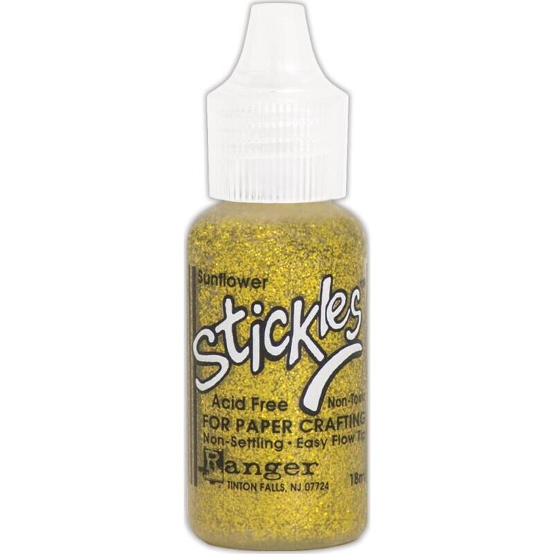 GB Stickles Glitter Glue 0.5oz Sunflower