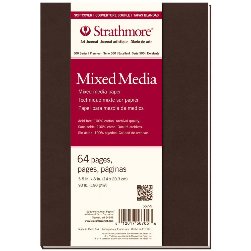 N Strathmore Mixed Media Softcover Journal 5.5&quot; X8&quot;