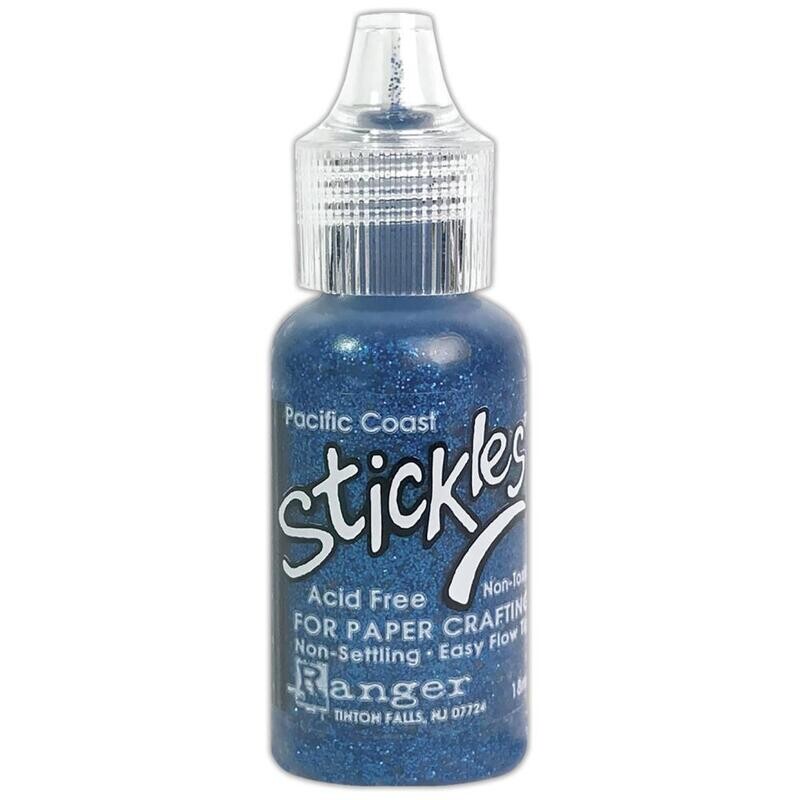 GB Stickles Glitter Glue 0.5oz Pacific Coast