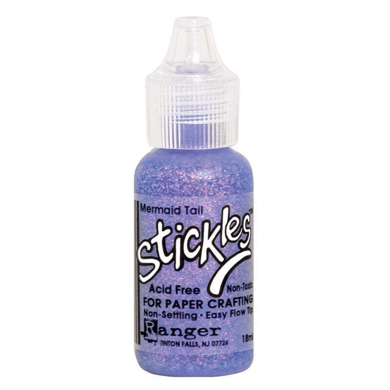 GB Stickles Glitter Glue 0.5oz Mermaid Tail