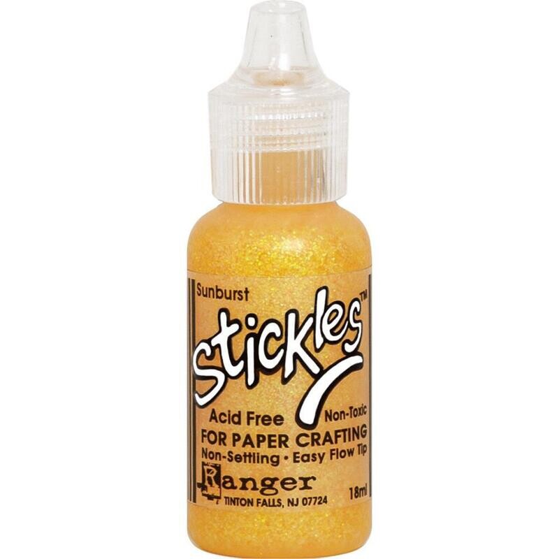 GB Stickles Glitter Glue 0.5oz Sunburst