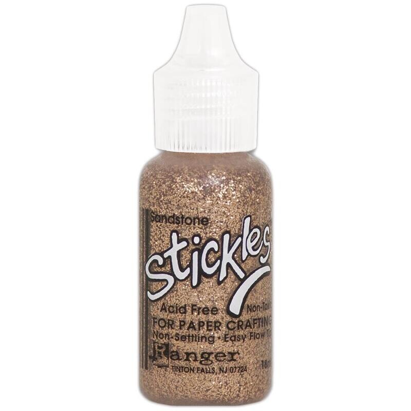 GB Stickles Glitter Glue 0.5oz Sandstone