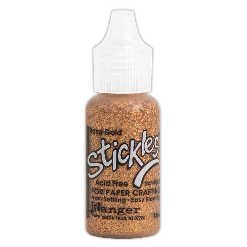 GB Stickles Glitter Glue .5oz Rose Gold
