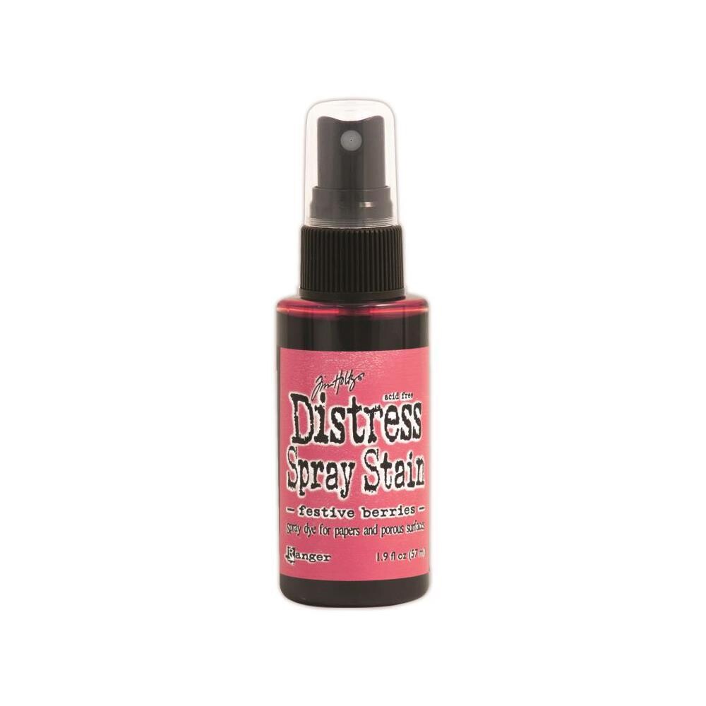 N Tim Holtz Distress Spray Stain 1.9oz Festive Berries