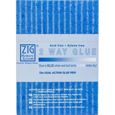 N Zig 2-Way Glue Pen 12/Pkg Fine Tip