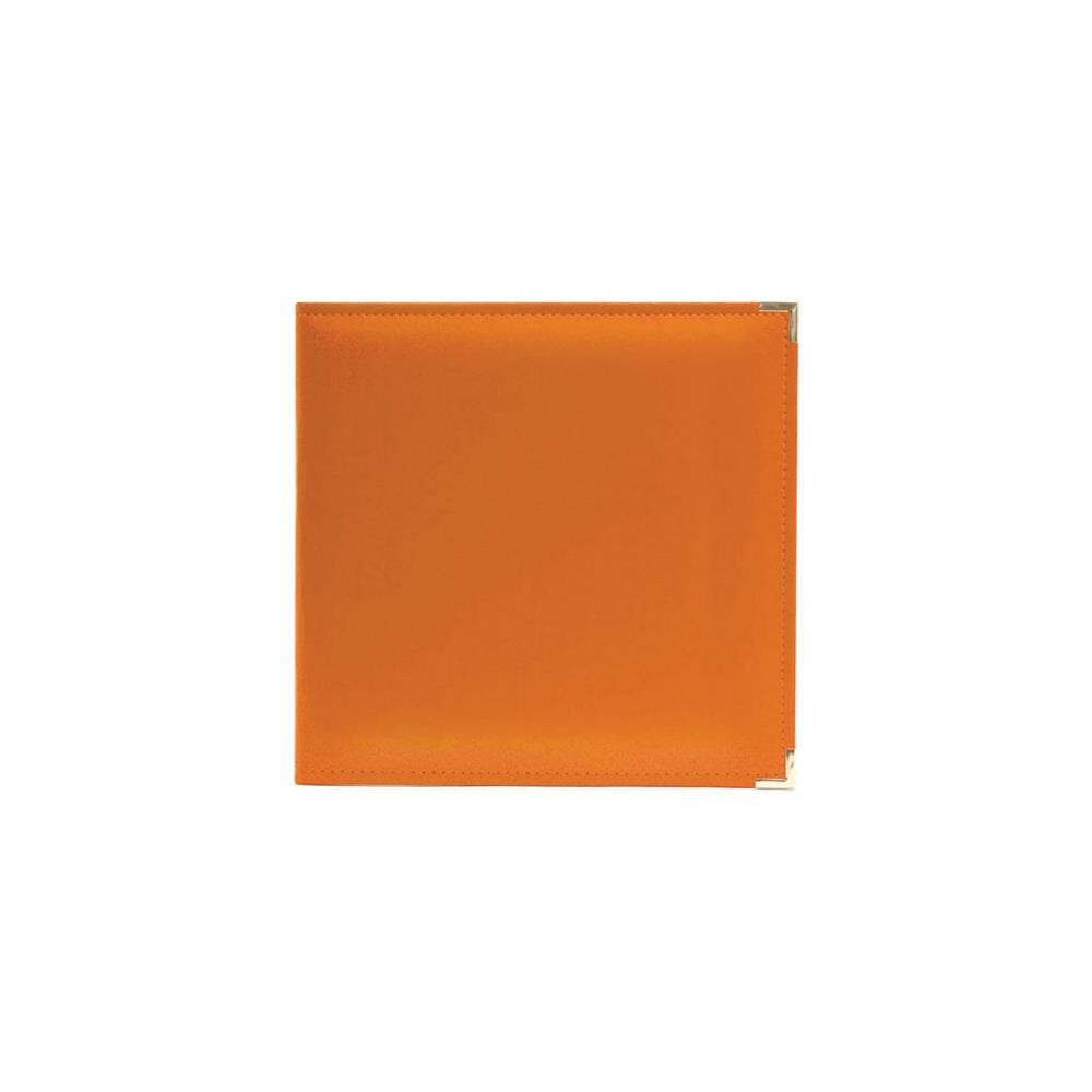 N We R Classic Leather D-Ring Album 12&quot; X12&quot; Orange Soda