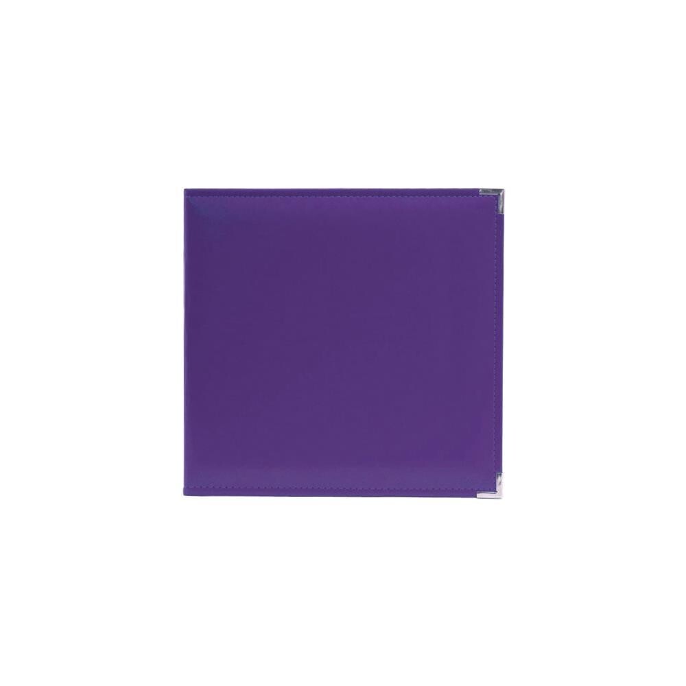 N We R Classic Leather D-Ring Album 12&quot; X12&quot; Grape Soda