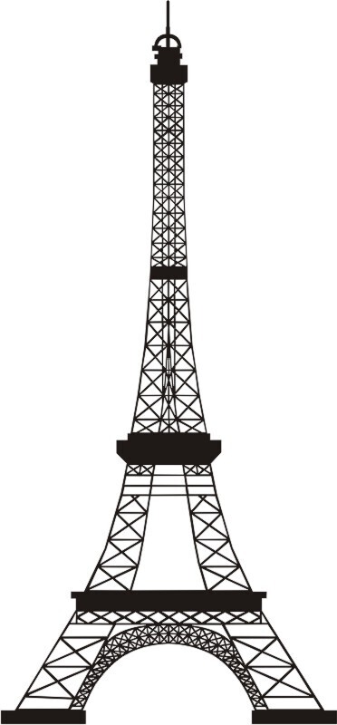 PP Eiffel Tower Small (Set of Two)