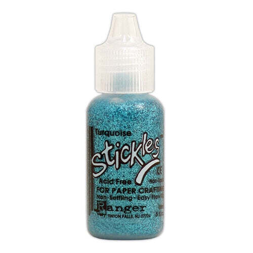 GB Stickles Glitter Glue 0.5oz Turquoise