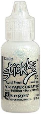 GB Stickles Glitter Glue 0.5oz Icicle