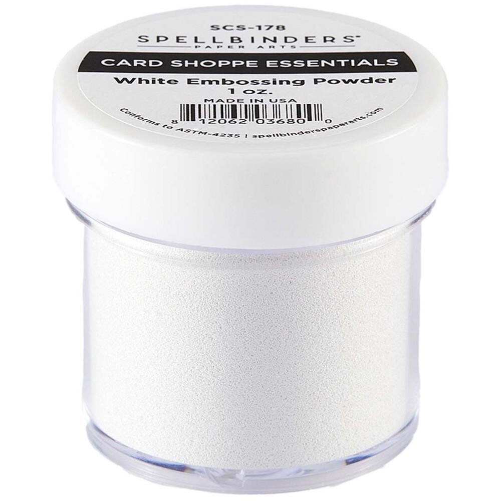 N Spellbinders Embossing Powder White
