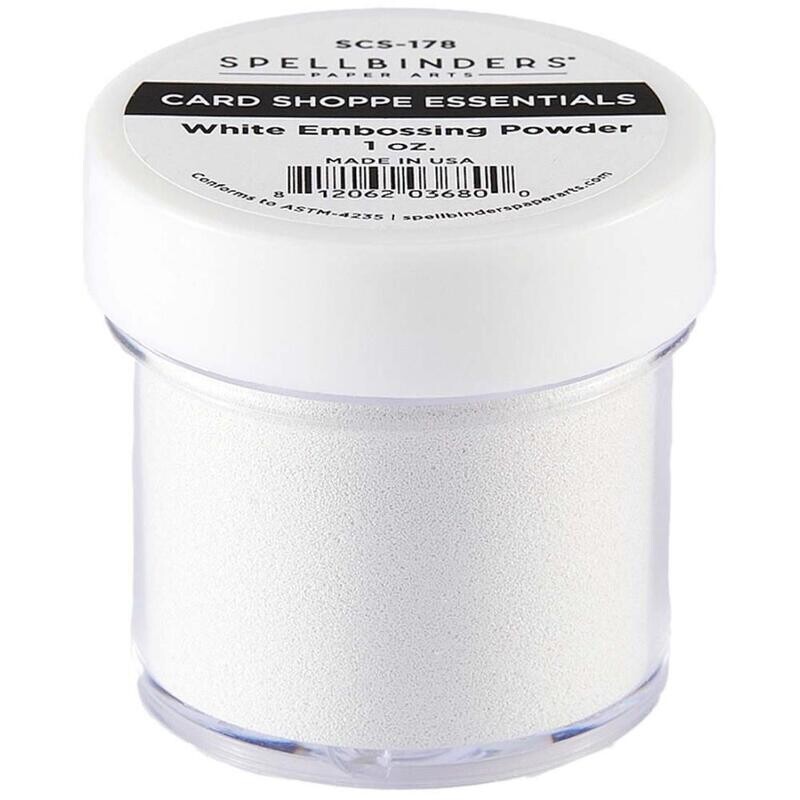 N Spellbinders Embossing Powder White