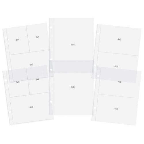 N Simple Stories Sn@p! Pocket Pages For 6&quot;X8&quot; Binders 10/Pkg