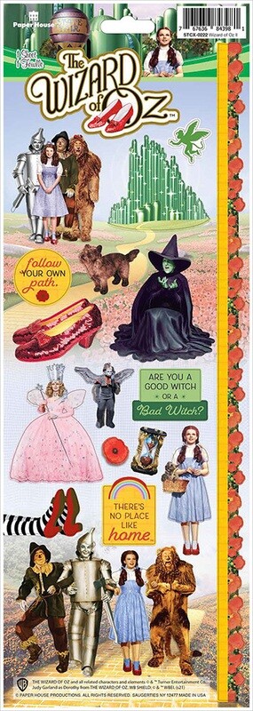 N Paper House Cardstock Stickers Wizard Of Oz