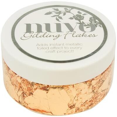 N Nuvo Gilding Flakez 6.8 oz Sunkissed Copper