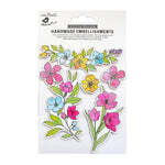 N Little Birdie Sticker Embellishment 6/Pkg Floral Fields