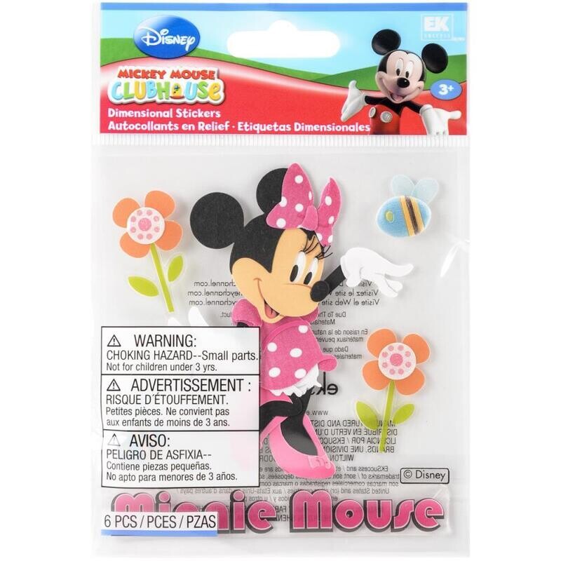 N Disney Dimensional Stickers Minnie Mouse