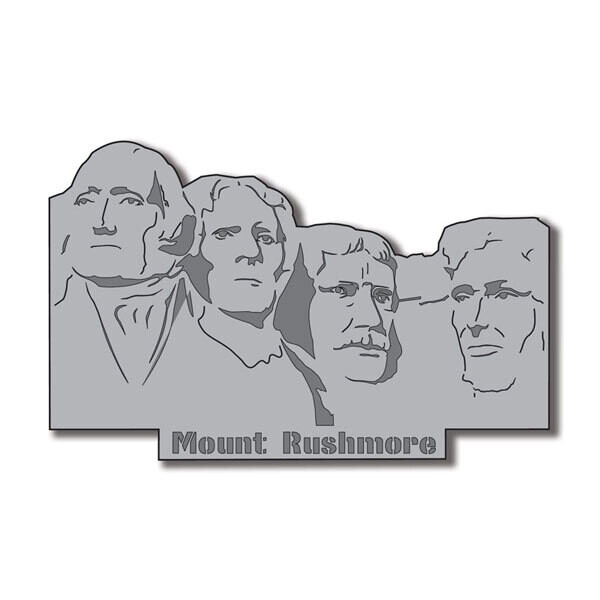 SC Mt. Rushmore Laser Cut