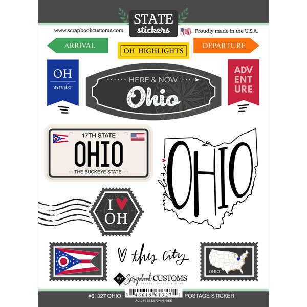 SC Ohio Postage Sticker