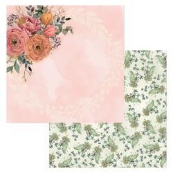 N BoBunny Willow & Sage Double-Sided Cardstock Flowers