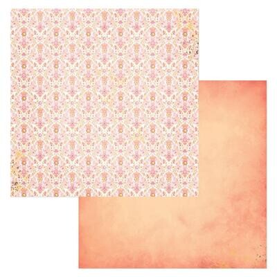 N BoBunny Willow & Sage Double-Sided Cardstock 12x12 Damask
