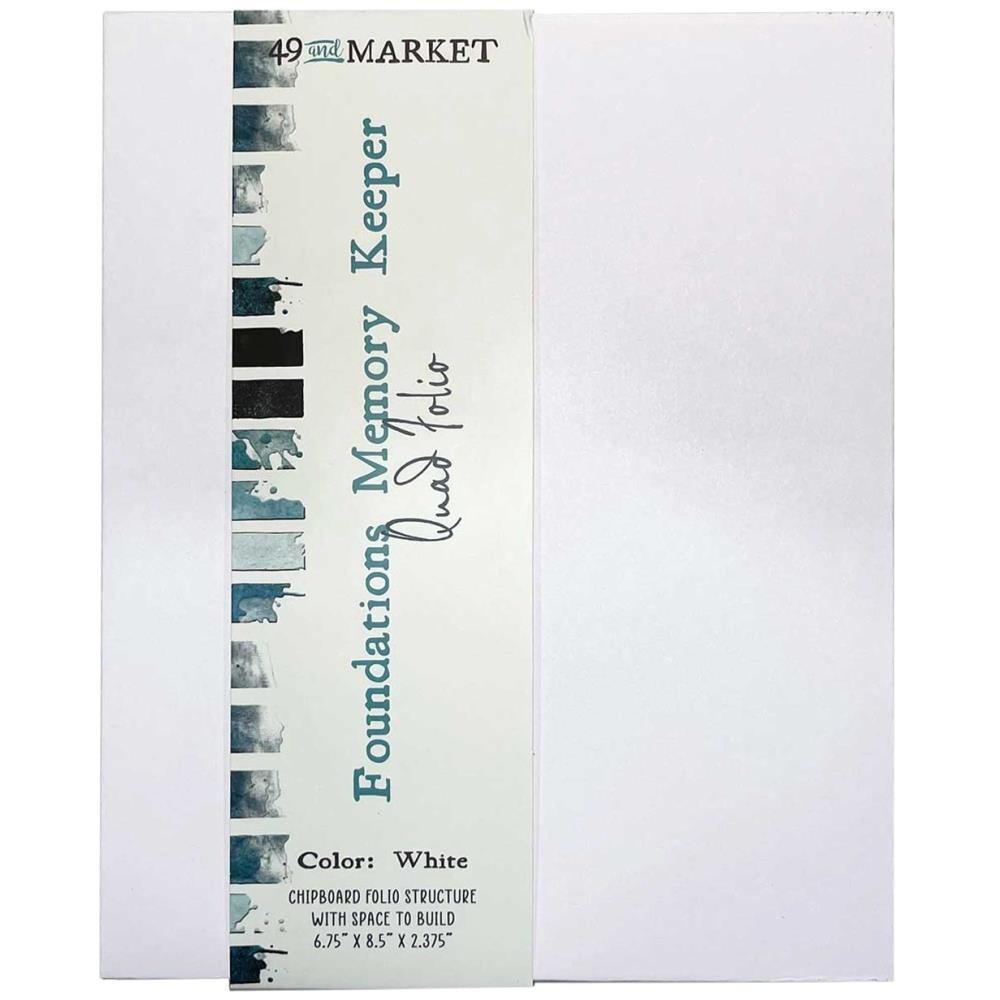 N 49 And Market Foundations Memory Keeper Quad Folio White