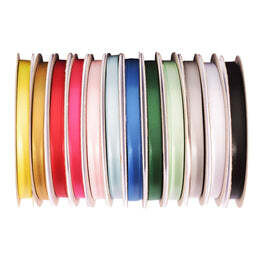 EC Vaessen Creative Satin Ribbon Set 12 Colours