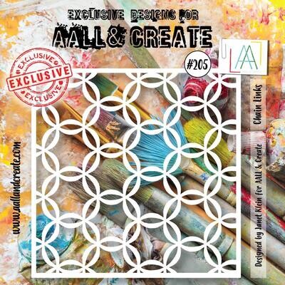 N AALL And Create Stencil 6" X6" Chain Links