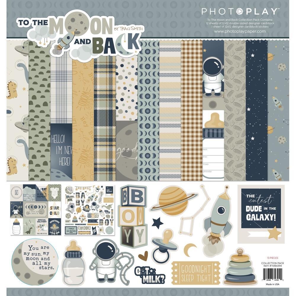 N PhotoPlay Collection Pack 12&quot;X12&quot; To The Moon And Back