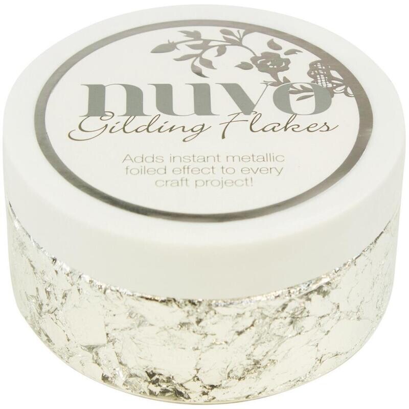 N Nuvo Gilding Flakes 6.8oz Silver Bullion