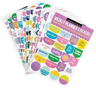 F Essentials Weekly Planner Stickers