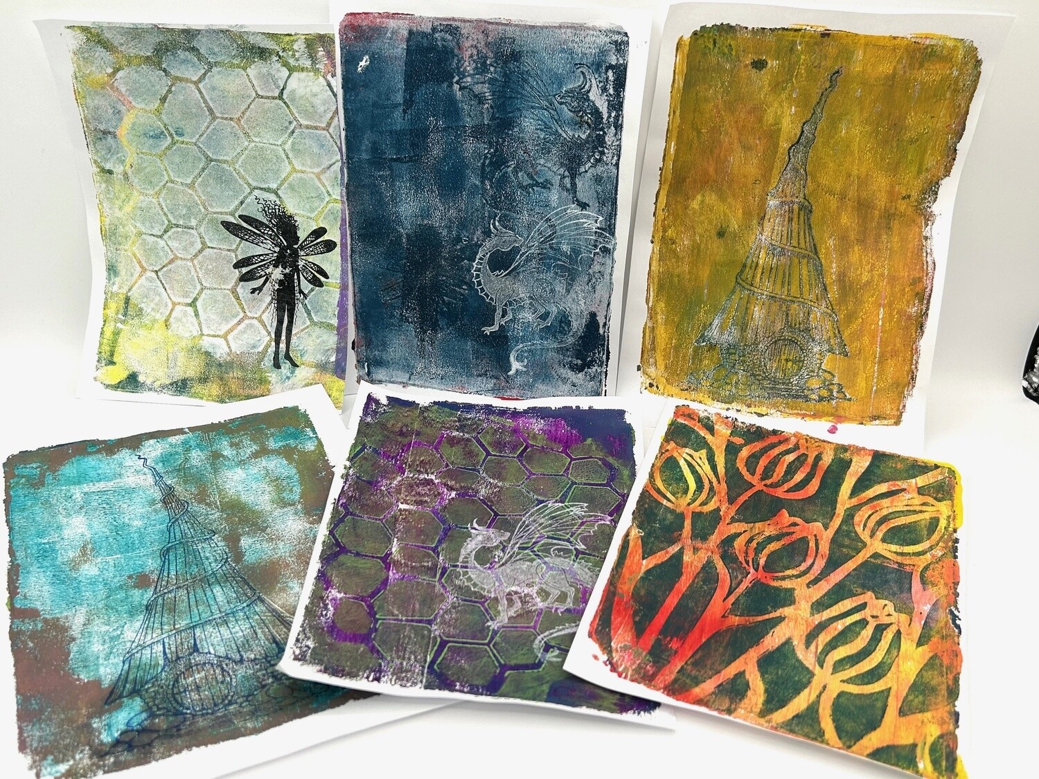 17b. Gelli Plate Printing for Adults