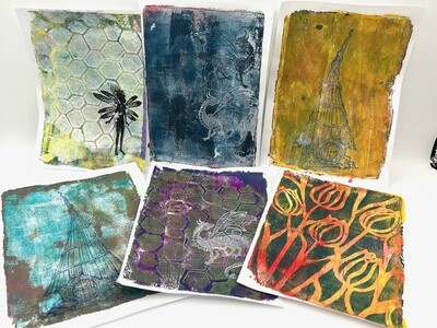 17a. Gelli Plate Printing for Kids- March 23, 2024