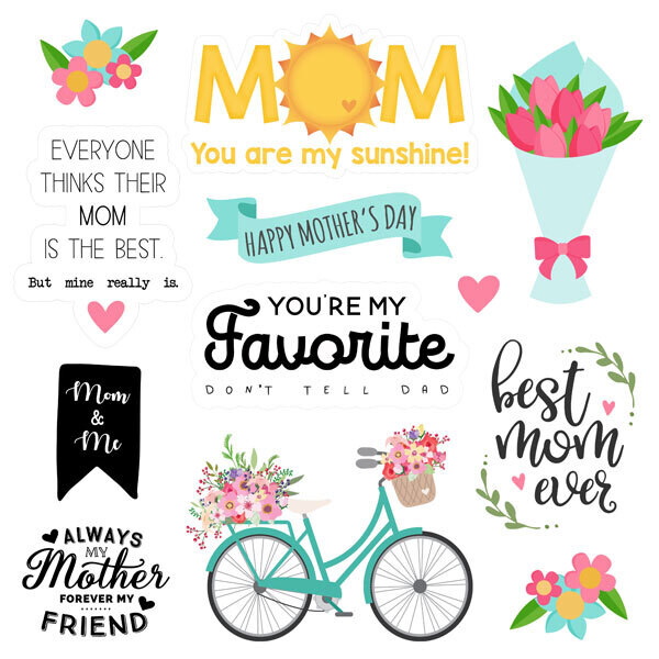 SC Mother&#39;s Day Stickers 12&quot;x12&quot;