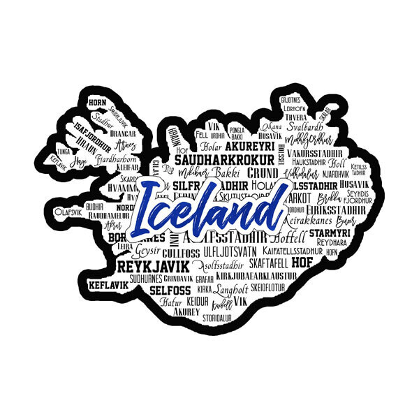 SC Iceland City Sights Laser Cut