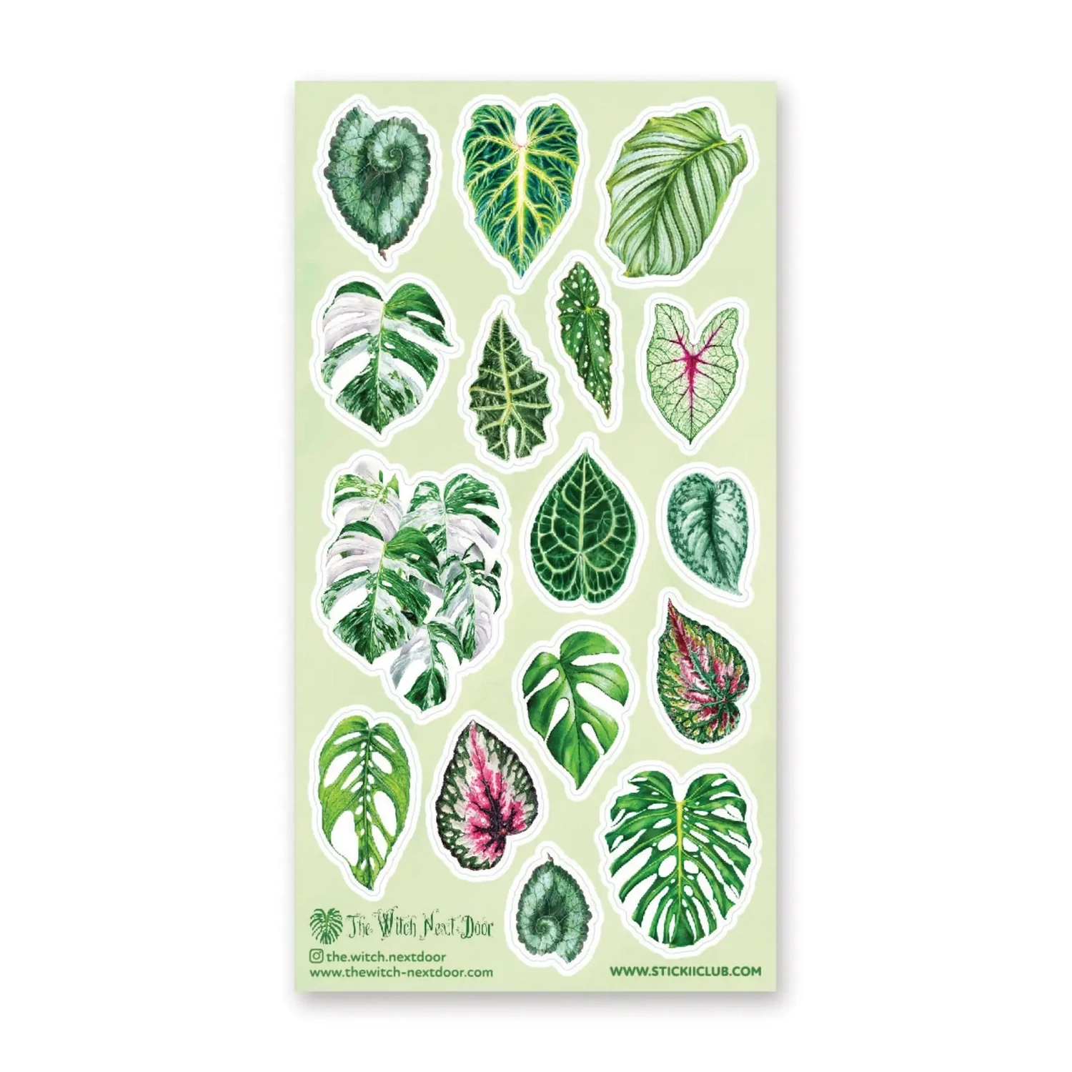 F Stickii Gorgeous Greens Sticker Sheets