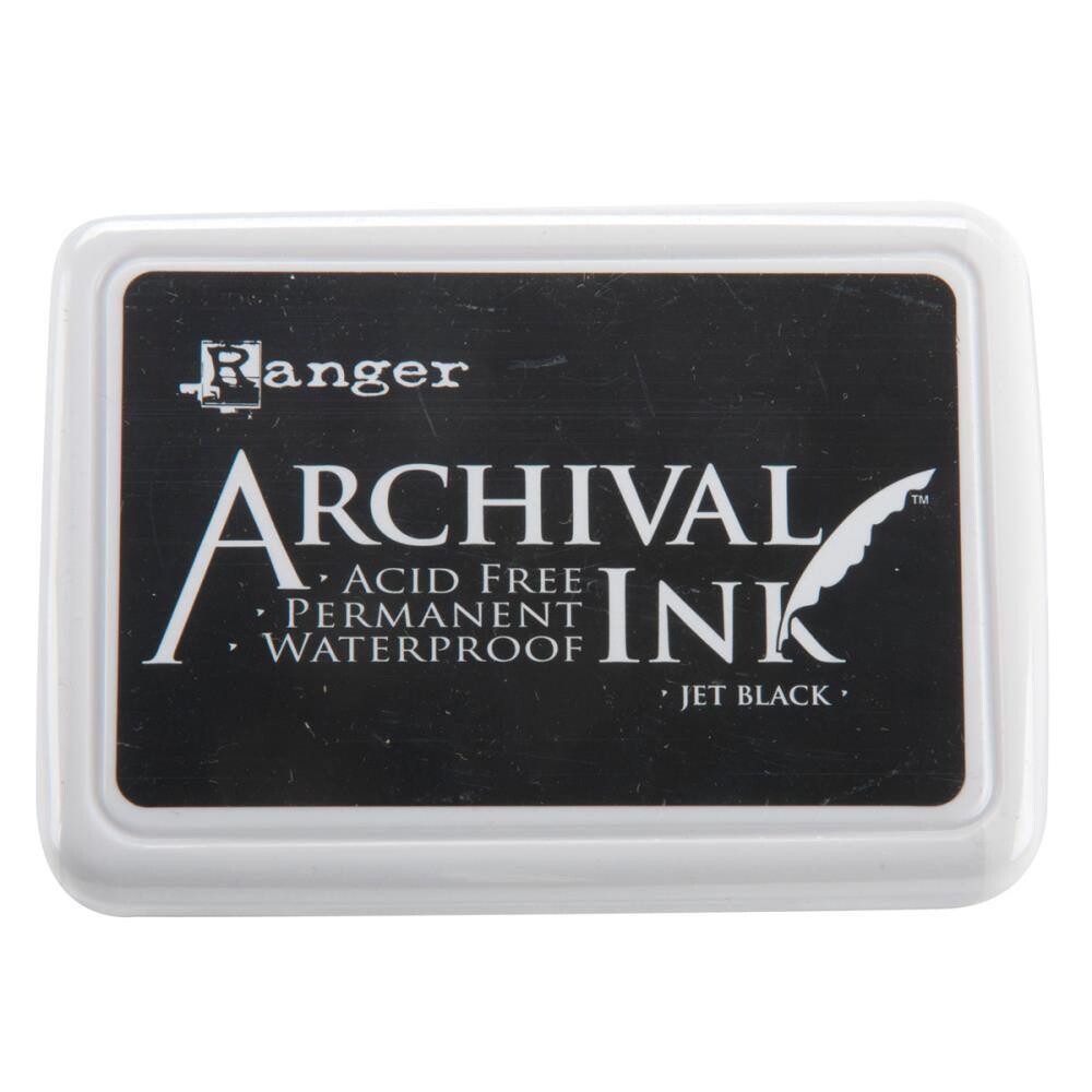 N Ranger Archival Ink Pad #0 Jet Black
