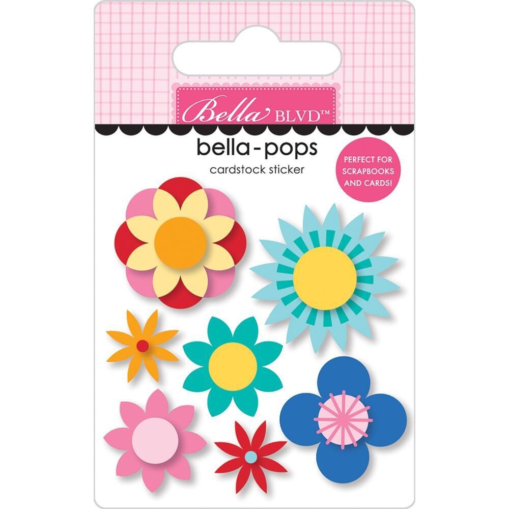 N Birthday Bash Bella-Pops 3D Stickers Special Delivery