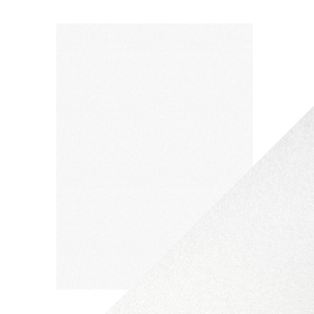 N Craft Perfect Pearlescent Cardstock 8.5&quot;X11&quot; 5/Pkg Pearl White