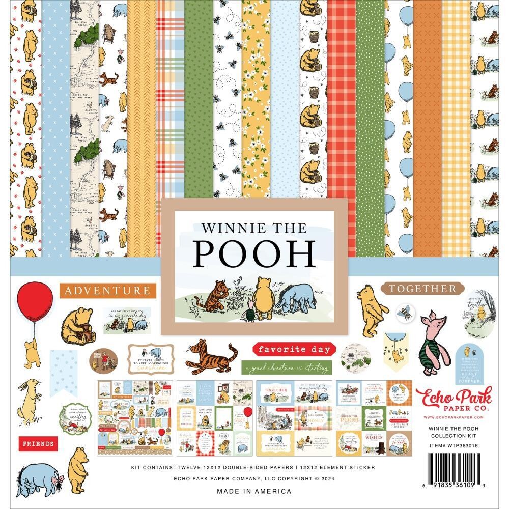 N EP Collection Kit 12&quot;X12&quot; Winnie The Pooh