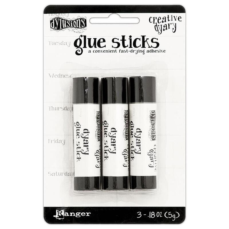 N Dylusions Creative Dyary Mini Glue Sticks 3/Pkg