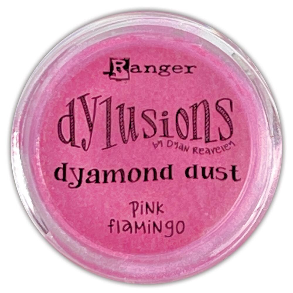 N Dyan Reaveley Dylusions Dyamond Dust Pink Flamigo