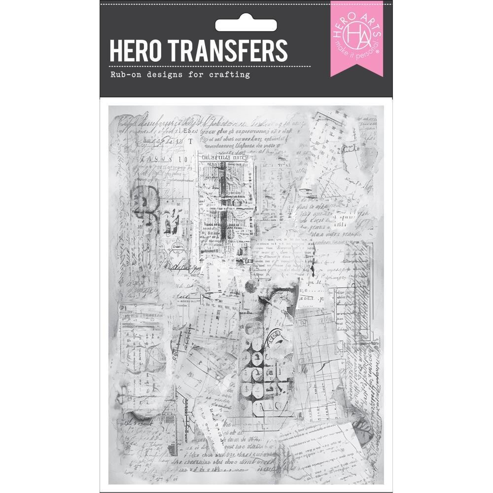 N Hero Arts Hero Transfers Antique Collage