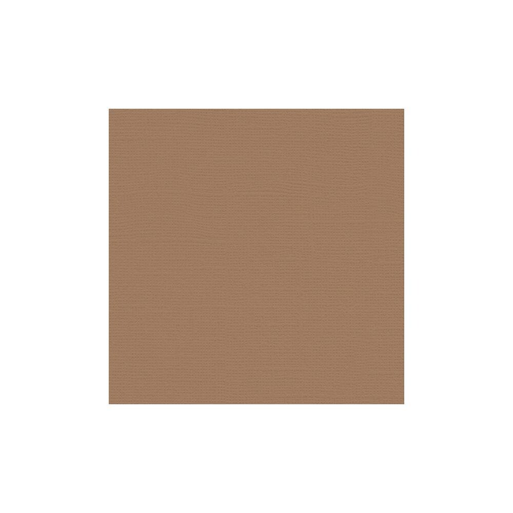 N My Colors Canvas 80lb Cover Weight Cardstock 12&quot;X12&quot; Espresso Bean